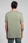 Lee Cooper Pamuk ve Modal Karışımlı Regular Fit Bisiklet Yaka Erkek T Shirt 252 LCM 242005 5201 HAKİ