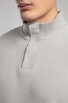 Lee Cooper Pamuklu Regular Fit Fermuarlı Dik Yaka Erkek Sweat 261 LCM 241068 1201 BEJ