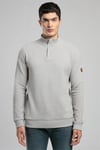 Lee Cooper Pamuklu Regular Fit Fermuarlı Dik Yaka Erkek Sweat 261 LCM 241068 1201 BEJ