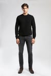 Lee Cooper Pamuklu Regular Fit Logolu Bisiklet Yaka Erkek Sweat 261 LCM 241063 8101 SİYAH