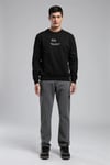 Lee Cooper Pamuklu Regular Fit Logolu Bisiklet Yaka Erkek Sweat 261 LCM 241043 8101 SİYAH
