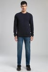 Lee Cooper Pamuklu Regular Fit Logolu Bisiklet Yaka Erkek Sweat 261 LCM 241063 2501 LACİVERT