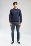Lee Cooper Pamuklu Regular Fit Logolu Bisiklet Yaka Erkek Sweat 261 LCM 241040 2501 LACİVERT