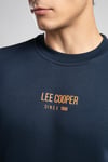 Lee Cooper Pamuklu Regular Fit Logolu Bisiklet Yaka Erkek Sweat 261 LCM 241040 2501 LACİVERT