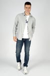 Lee Cooper Regular Fit Klasik Yaka Erkek Gömlek 251 LCM 241063 7101 GRİ