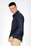 Lee Cooper Regular Fit Klasik Yaka Uzun Kollu Erkek Gömlek 251 LCM 241063 2501 LACİVERT