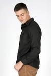 Lee Cooper Regular Fit Klasik Yaka Uzun Kollu Erkek Gömlek 251 LCM 241063 8101 SİYAH