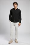 Lee Cooper Streç Pamuklu Regular Fit Klasik Yaka Erkek Gömlek 252 LCM 241016 8101 SİYAH