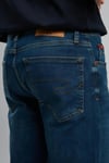 Lee Cooper Streç Pamuklu Slim Straight Normal Bel Düz Paça Jeans Erkek Kot Pantolon 252 LCM 121021 DN2161 KOYU MAVİ