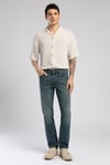 Lee Cooper Streç Pamuklu Slim Straight Normal Bel Düz Paça Jeans Erkek Kot Pantolon 252 LCM 121015 DN2158 KOYU MAVİ