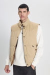 Lee Kapitoneli Regular Fit Çift Kullanımlı Erkek Yelek CHLD507064 755 KAHVE-BEJ