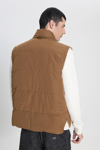 Lee Kapitoneli Regular Fit Çift Kullanımlı Erkek Yelek CHLD507064 755 KAHVE-BEJ