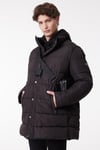 Lee Kapitoneli Regular Fit Dik Yaka Erkek Parka L222360 001 SİYAH