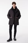Lee Kapitoneli Regular Fit Dik Yaka Erkek Parka L222360 001 SİYAH