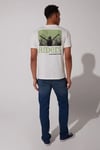 Lee Pamuklu Loose Fit Bisiklet Yaka Erkek T Shirt L231712 100 BEYAZ