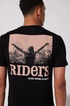 Lee Pamuklu Loose Fit Bisiklet Yaka Erkek T Shirt L231712 001 SİYAH