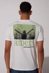 Lee Pamuklu Loose Fit Bisiklet Yaka Erkek T Shirt L231712 100 BEYAZ