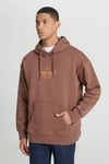 Lee Pamuklu Loose Fit Kapüşonlu Şardonlu Erkek Sweat L232274220 KAHVE