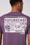 Lee Pamuklu Loose Fit Sırt Baskılı Erkek T Shirt L231709 499 MOR