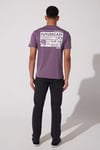 Lee Pamuklu Loose Fit Sırt Baskılı Erkek T Shirt L231709 499 MOR
