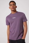 Lee Pamuklu Loose Fit Sırt Baskılı Erkek T Shirt L231709 499 MOR