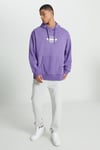 Lee Pamuklu Loose Fit Sırt Baskılı Şardonlu Kapüşon Yaka Erkek Sweat L232274 499 MOR
