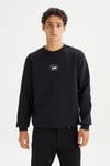 Lee Pamuklu Regular Fit Bisiklet Yaka Erkek Sweat L242499001 SİYAH