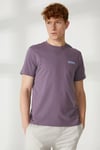 Lee Pamuklu Regular Fit Bisiklet Yaka Erkek T Shirt L231716 499 MOR