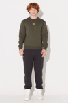Lee Pamuklu Regular Fit Bisiklet Yaka Erkek Sweat L212299801 KOYU HAKİ