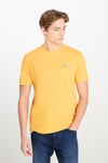 Lee Pamuklu Regular Fit Bisiklet Yaka Logolu Erkek T Shirt ML60UFQ 200 SARI