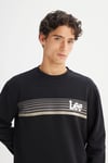 Lee Pamuklu Regular Fit Bisiklet Yaka Erkek Sweat L2520099 001 SİYAH