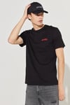 Lee Pamuklu Regular Fit Bisiklet Yaka Erkek T Shirt L231710 001 SİYAH