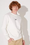Lee Pamuklu Regular Fit Bisiklet Yaka Erkek Sweat L212299102 BEYAZ