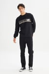 Lee Pamuklu Regular Fit Bisiklet Yaka Erkek Sweat L2520099 001 SİYAH