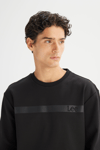 Lee Pamuklu Regular Fit Bisiklet Yaka Logolu Erkek Sweat L242499 001 SİYAH