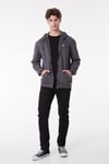 Lee Pamuklu Regular Fit Kapüşon Yaka Erkek Sweat L80KSP 003 ANTRASİT