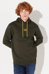 Lee Pamuklu Regular Fit Kapüşonlu Erkek Sweat L212302801 KOYU HAKİ