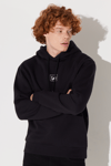 Lee Pamuklu Regular Fit Kapüşonlu Erkek Sweat L212302001 SİYAH