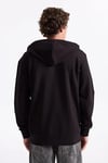 Lee Pamuklu Regular Fit Kapüşonlu Fermuarlı Erkek Sweat L2520310 001 SİYAH