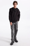 Lee Pamuklu Regular Fit Kapüşonlu Fermuarlı Erkek Sweat L2520310 001 SİYAH