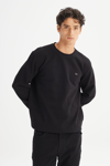 Lee Pamuklu Regular Fit Logolu Bisiklet Yaka Erkek Sweat L2520308 001 SİYAH