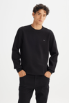 Lee Pamuklu Regular Fit Logolu Bisiklet Yaka Erkek Sweat L2520308 001 SİYAH