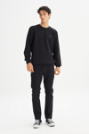 Lee Pamuklu Regular Fit Logolu Bisiklet Yaka Erkek Sweat L2520308 001 SİYAH