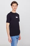 Lee Pamuklu Regular Fit Logolu Bisiklet Yaka Erkek  T Shirt L2610071 001 SİYAH