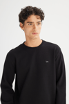 Lee Pamuklu Regular Fit Logolu Bisiklet Yaka Erkek Sweat L2520308 001 SİYAH