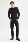 Lee Pamuklu Regular Fit Logolu Bisiklet Yaka Erkek Kazak L2520364 003 ANTRASİT