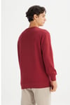 Lee Pamuklu Regular Fit Logolu Bisiklet Yaka Erkek Sweat L2520099 810 BORDO