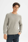 Lee Pamuklu Regular Fit Logolu Bisiklet Yaka Erkek Kazak L2520364 614 BEJ
