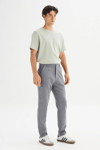 Lee Pamuklu Regular Fit Normal Bel Düz Paça Erkek Pantolon LM0400001 035 GRİ