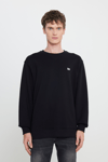 Lee Pamuklu Regular Fit Şardonlu Bisiklet Yaka Erkek Sweat L81IRY100 001 SİYAH